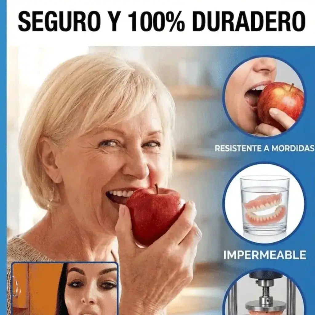 Carilla Dental Instantánea — Sonríe sin vergüenza, sin dentista y sin dolor