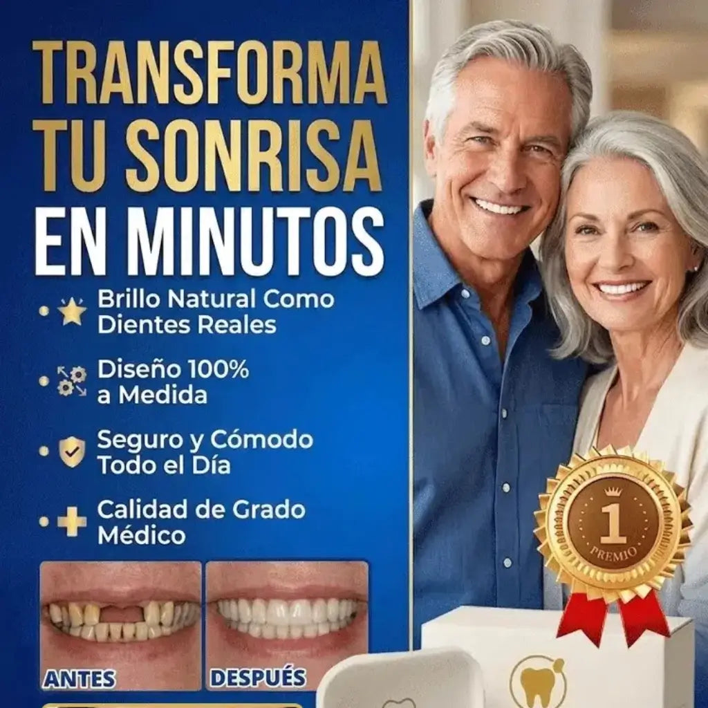 Carilla Dental Instantánea — Sonríe sin vergüenza, sin dentista y sin dolor
