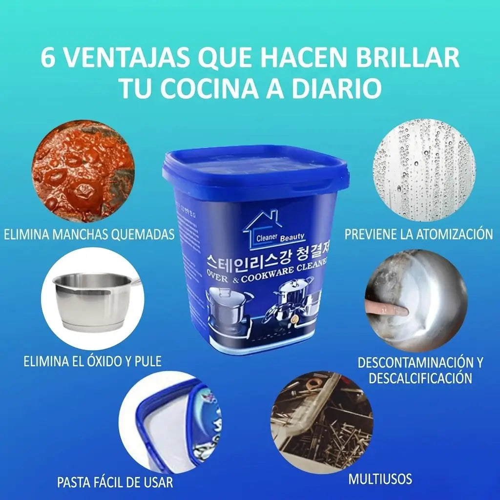 Pasta Limpiadora GrasaFin — Elimina las manchas que creías imposibles de quitar (3X1)
