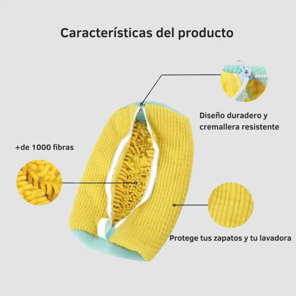 WashBag Pro: la bolsa de limpieza 360° que protege tus tenis y tu lavadora (2 Bolsas)