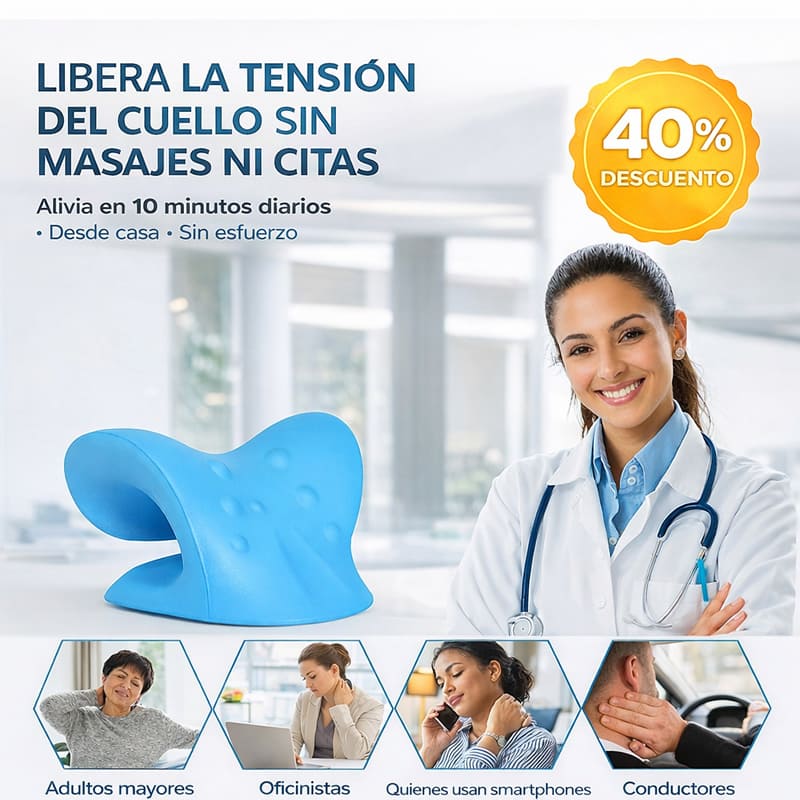Doctorneck: Alivio profundo para el dolor de cuello y hombros en 10 minutos.