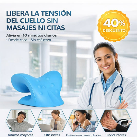 Doctorneck: Alivio profundo para el dolor de cuello y hombros en 10 minutos.
