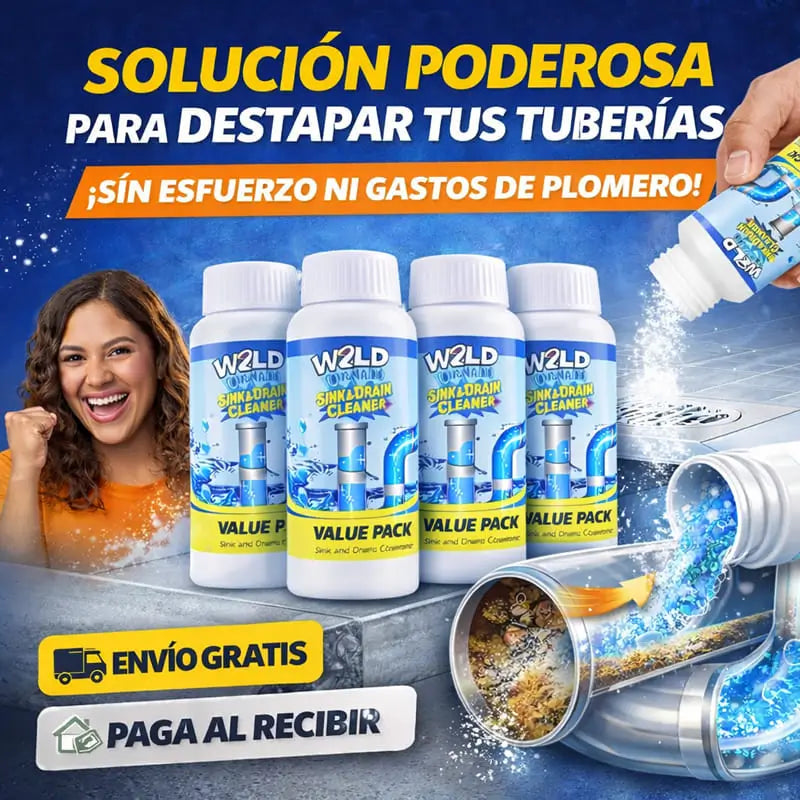 WildTornado™: Destapa tuberías en minutos sin plomeros — Paga 3 y Llévate 4