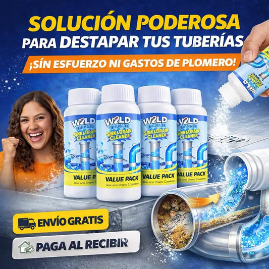 WildTornado™: Destapa tuberías en minutos sin plomeros — Paga 3 y Llévate 4